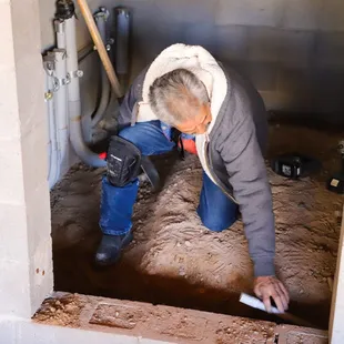 Residential work in a new construction building in El Paso, Texas.