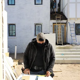 Our highly skilled electrical technicians working on a total remodel for a beautiful home in El Paso, Texas.