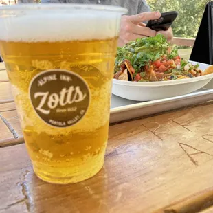 Delicious food and drinks.