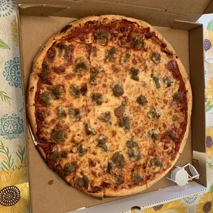 a pizza in a box