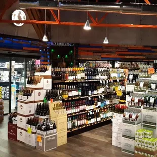 the inside of a store