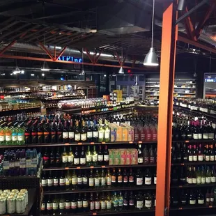 the inside of a grocery store