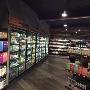 the inside of a grocery store