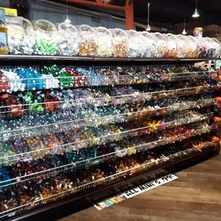 a wide selection of liquors