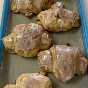 Cinnamon Glazed Croissants