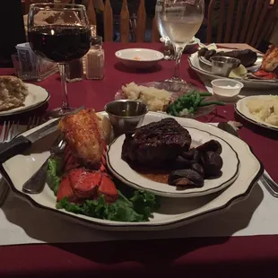 Surf and turf special.