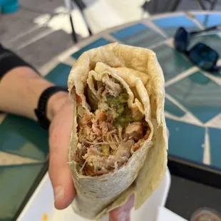 Carnitas burrito