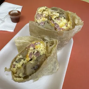 Breakfast burrito