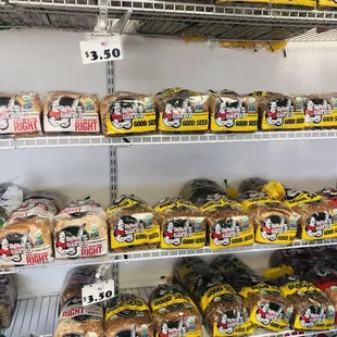 a variety of baked goods