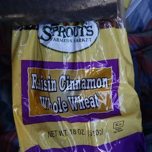 Raisin Cinnamon Whole Wheat