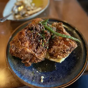Fried chicken was out of this world