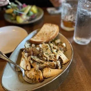 Roast mushrooms