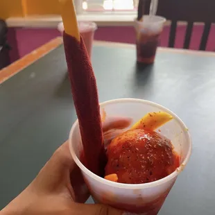 Frozen mango treat