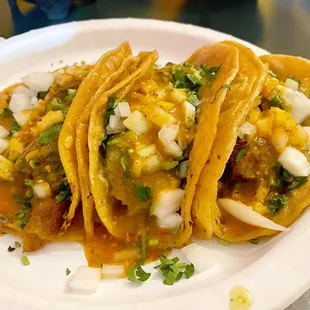 Lengua, Chicharron and Tripas