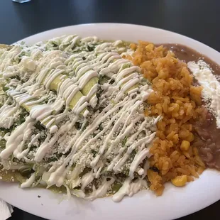 Enchiladas verdes
