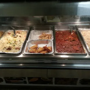 a variety of food items