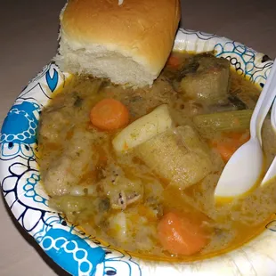 Haitian Dumpling Soup