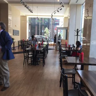 Interior of al's deli.