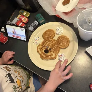 Mickey mouse pancake