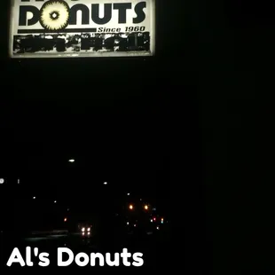 The only thing lit on Main Street you can't miss it!