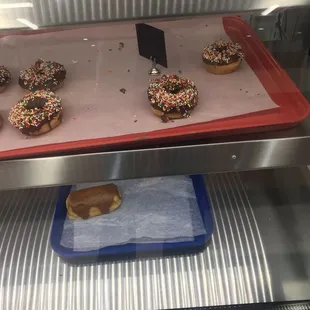 Chocolate with sprinkles