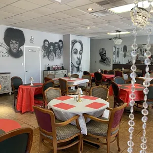 the interior of a restaurant