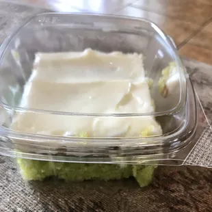 Key lime cake.