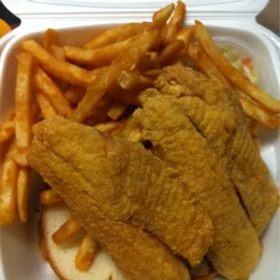 Talapia fish platter only$8.99