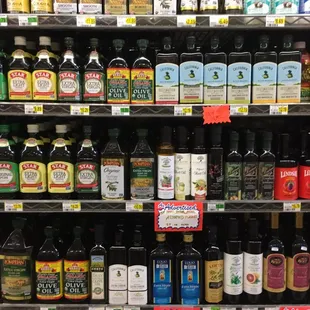 So many oil selections