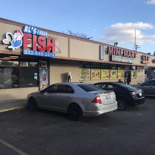 cars parked outside