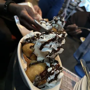 Fried oreos