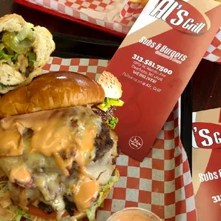 Chicken Fajita Sub and Double Beef Al Burger  rules