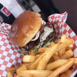 One of my favorite burgers around! #BBQburger