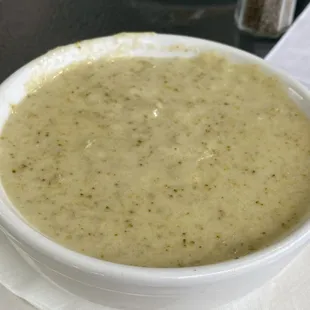 This cream of broccoli soup is more than I&apos;m accustomed to.  I will order it again.