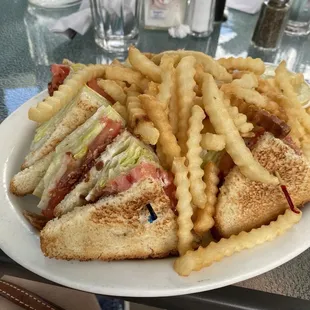 Triple Decker BLT Sandwich