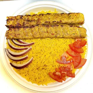 Chicken Kifta Kabobs