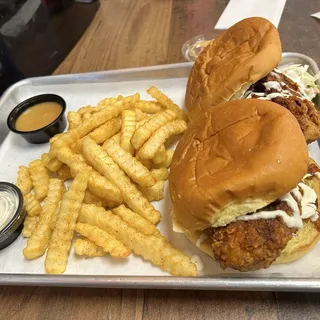 Combo #2 Two Sliders & Fries