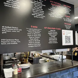 Menu board