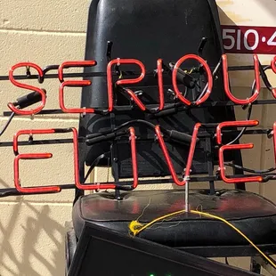 Delivery service sign