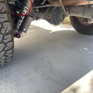 New brake lines with hanger/welding of patched hole in exhaust.