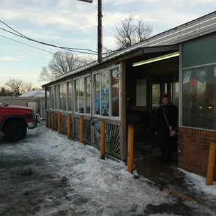 a man standing in the doorway