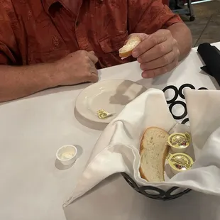 a man eating a sandwich