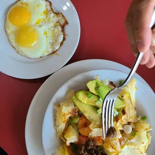 Tex Mex Potatoes 2 Eggs Any Style