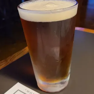 Ice cold Yeungling on tap.