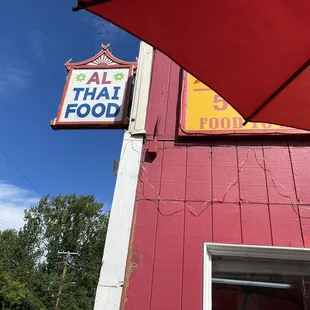 Al Thai Food sign