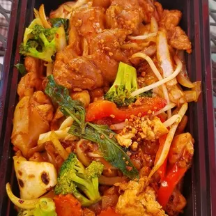 Drunken noodles