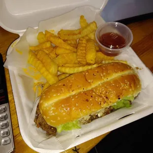 Philly cheese steak combo