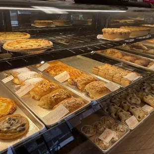 a variety of pastries