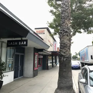 outside