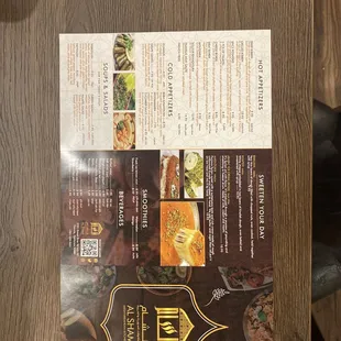 Alsham kitchen menu